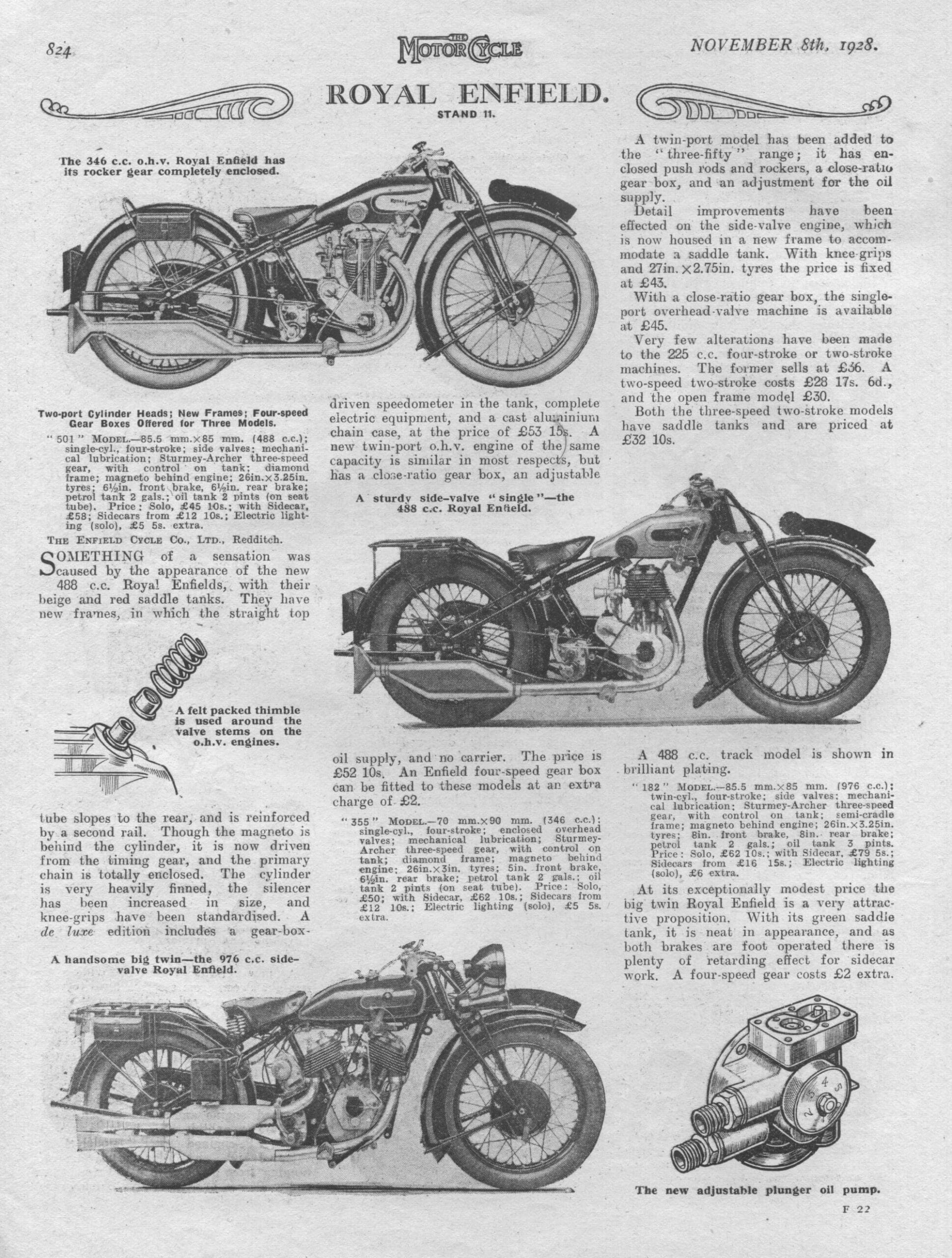 1928 Mc New Models Review Royal Enfield Owners Club 7096